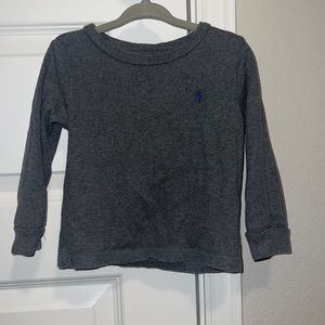 Ralph Lauren Long Sleeve Shirt 18m Gray